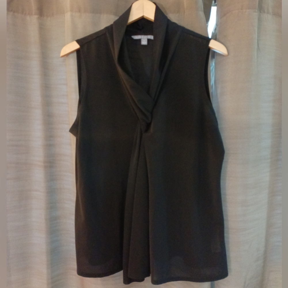 Valerie Stevens Set Black/White Career Blouse/Skirt Size XL